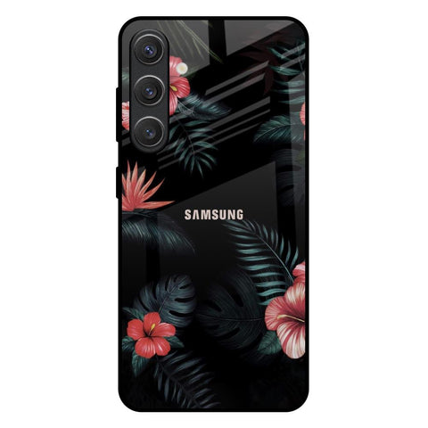 Tropical Art Flower Samsung Galaxy S25 Plus 5G Glass Back Cover Online