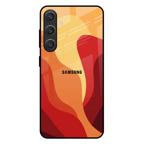 Magma Color Pattern Samsung Galaxy S25 Plus 5G Glass Back Cover Online