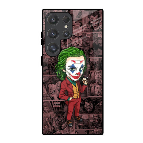 Joker Cartoon Samsung Galaxy S25 Ultra 5G Glass Back Cover Online