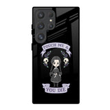 Touch Me & You Die Samsung Galaxy S25 Ultra 5G Glass Back Cover Online