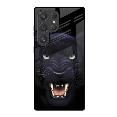 Angry Black Tiger Samsung Galaxy S25 Ultra 5G Glass Back Cover Online