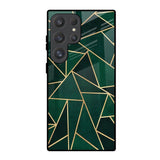 Abstract Green Samsung Galaxy S25 Ultra 5G Glass Back Cover Online