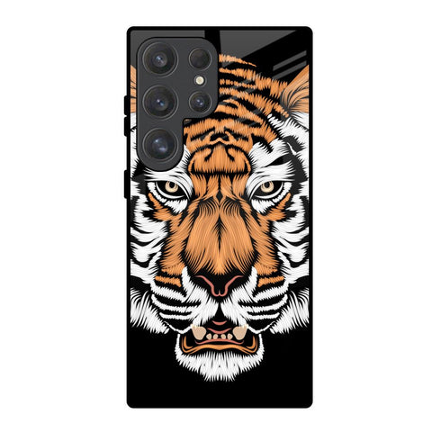 Angry Tiger Samsung Galaxy S25 Ultra 5G Glass Back Cover Online