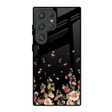 Floating Floral Print Samsung Galaxy S25 Ultra 5G Glass Back Cover Online