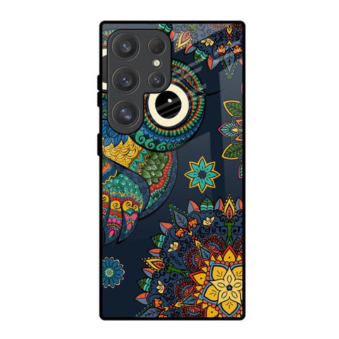 Owl Art Samsung Galaxy S25 Ultra 5G Glass Back Cover Online