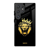 Lion The King Samsung Galaxy S25 Ultra 5G Glass Back Cover Online