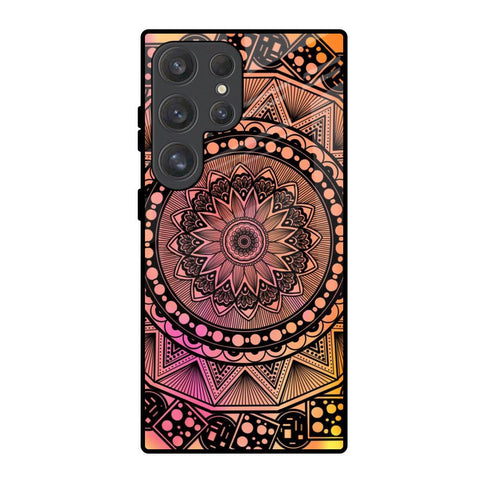 Floral Mandala Samsung Galaxy S25 Ultra 5G Glass Back Cover Online