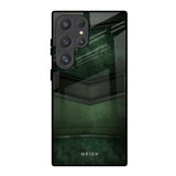 Green Leather Samsung Galaxy S25 Ultra 5G Glass Back Cover Online