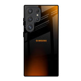 Orange Black Fusion Samsung Galaxy S25 Ultra 5G Glass Back Cover Online