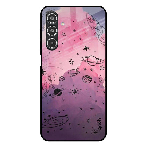 Space Doodles Samsung Galaxy A26 5G Glass Back Cover Online