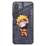 Orange Chubby Samsung Galaxy A26 5G Glass Back Cover Online