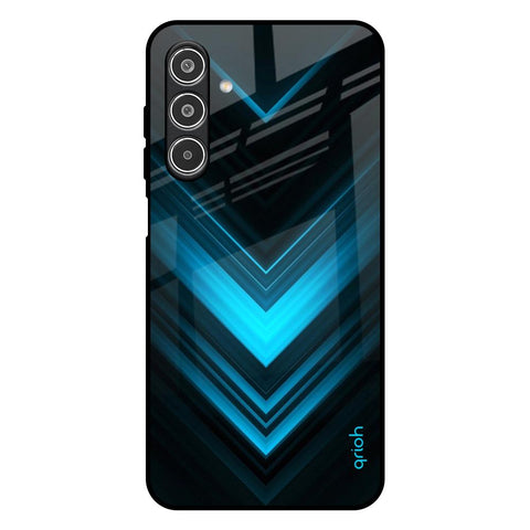 Vertical Blue Arrow Samsung Galaxy A26 5G Glass Back Cover Online