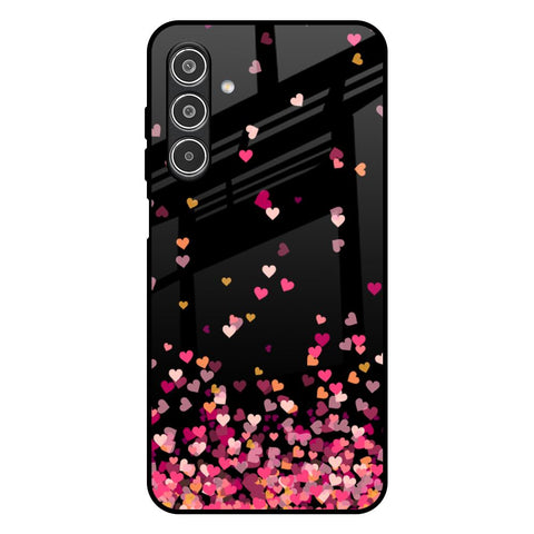 Heart Rain Fall Samsung Galaxy A26 5G Glass Back Cover Online