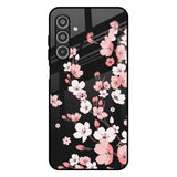 Black Cherry Blossom Samsung Galaxy A26 5G Glass Back Cover Online