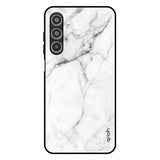 Modern White Marble Samsung Galaxy A26 5G Glass Back Cover Online