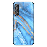 Vibrant Blue Marble Samsung Galaxy A26 5G Glass Back Cover Online