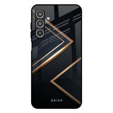 Sleek Golden & Navy Samsung Galaxy A26 5G Glass Back Cover Online