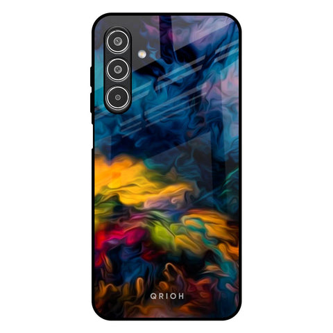 Multicolor Oil Painting Samsung Galaxy A26 5G Glass Back Cover Online