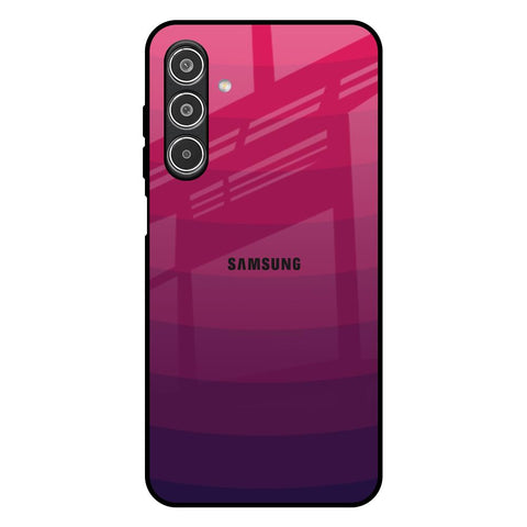 Wavy Pink Pattern Samsung Galaxy A26 5G Glass Back Cover Online