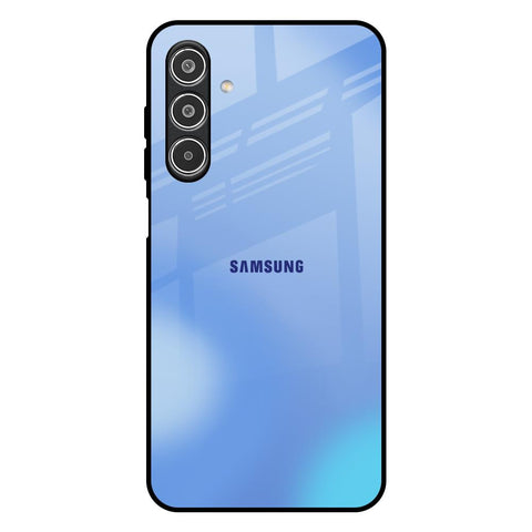 Vibrant Blue Texture Samsung Galaxy A26 5G Glass Back Cover Online