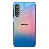 Blue & Pink Ombre Samsung Galaxy A26 5G Glass Back Cover Online