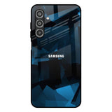 Polygonal Blue Box Samsung Galaxy A26 5G Glass Back Cover Online