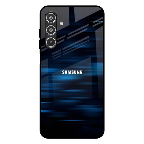 Blue Rough Abstract Samsung Galaxy A26 5G Glass Back Cover Online