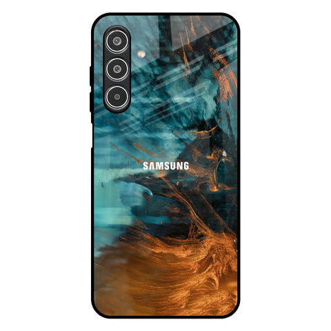 Golden Splash Samsung Galaxy A26 5G Glass Back Cover Online