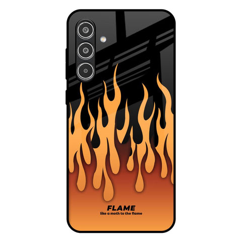 Fire Flame Samsung Galaxy A36 5G Glass Back Cover Online