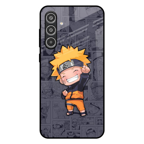 Orange Chubby Samsung Galaxy A36 5G Glass Back Cover Online