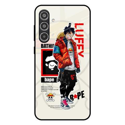 Bape Luffy Samsung Galaxy A36 5G Glass Back Cover Online