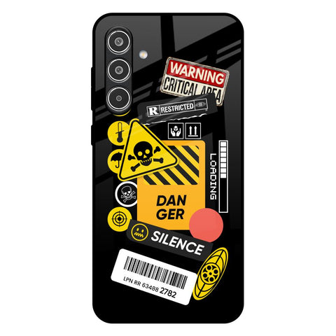 Danger Signs Samsung Galaxy A36 5G Glass Back Cover Online