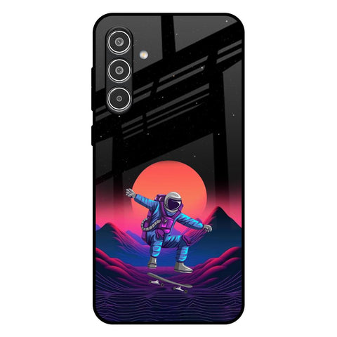 Retro Astronaut Samsung Galaxy A36 5G Glass Back Cover Online