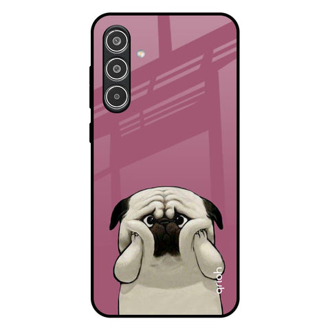 Funny Pug Face Samsung Galaxy A36 5G Glass Back Cover Online