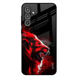 Red Angry Lion Samsung Galaxy A36 5G Glass Back Cover Online