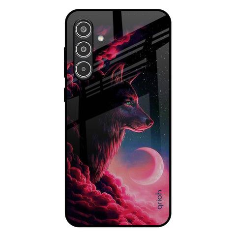 Moon Wolf Samsung Galaxy A36 5G Glass Back Cover Online