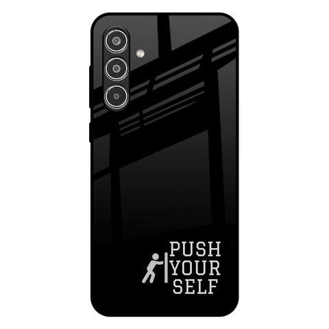 Push Your Self Samsung Galaxy A36 5G Glass Back Cover Online