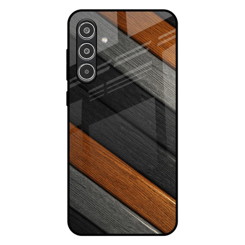 Tri Color Wood Samsung Galaxy A36 5G Glass Back Cover Online