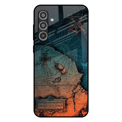 Geographical Map Samsung Galaxy A36 5G Glass Back Cover Online