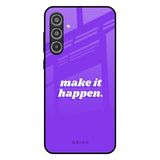 Make it Happen Samsung Galaxy A36 5G Glass Back Cover Online