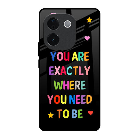 Magical Words IQOO Z9s Pro 5G Glass Back Cover Online