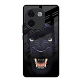 Angry Black Tiger IQOO Z9s Pro 5G Glass Back Cover Online