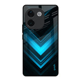 Vertical Blue Arrow IQOO Z9s Pro 5G Glass Back Cover Online