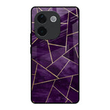 Geometric Purple IQOO Z9s Pro 5G Glass Back Cover Online