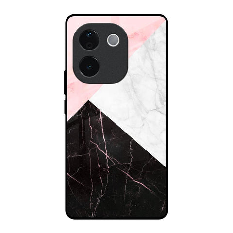 Marble Collage Art IQOO Z9s Pro 5G Glass Back Cover Online