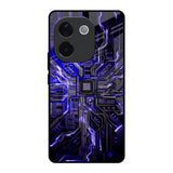 Techno Color Pattern IQOO Z9s Pro 5G Glass Back Cover Online