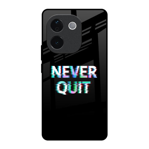 Never Quit IQOO Z9s Pro 5G Glass Back Cover Online