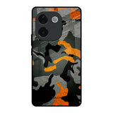 Camouflage Orange IQOO Z9s Pro 5G Glass Back Cover Online