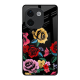 Floral Decorative IQOO Z9s Pro 5G Glass Back Cover Online