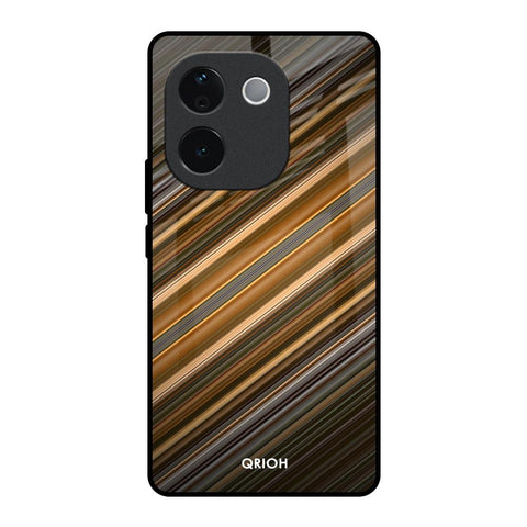 Diagonal Slash Pattern IQOO Z9s Pro 5G Glass Back Cover Online